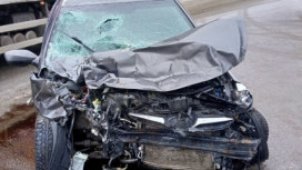 Во Владимирской области легковушка влетела в микроавтобус