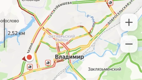 Владимир встал в огромных пробках утром 12 января