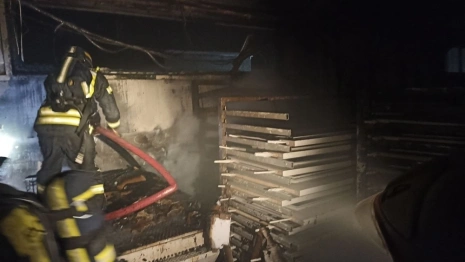 В Коврове потушили пожар на производстве 