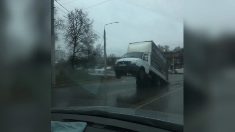 Во Владимире газель встала на дыбы