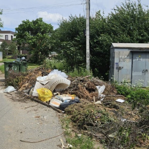 Во Владимире улица Солнечная утонула в мусоре