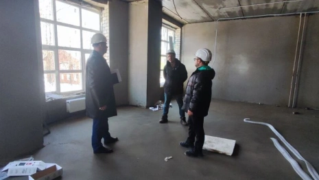 В Вязниках строительство школы на 500 мест завершили на 85%