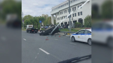 Во Владимире арестовали водителя, устроившего пьяное ДТП с «перевертышем» у Белого дома