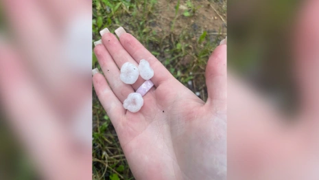В Коврове начался град