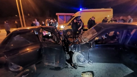 Во Владимире ночная погоня закончилась лобовым столкновением