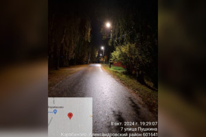 Чиновников из Карабаново наказали за выключенные фонари по ночам