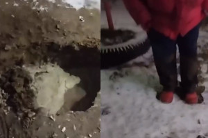 В Коврове женщина провалилась в яму с кипятком