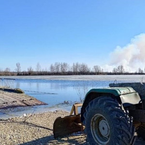 Под Муромом восстановили движение на поврежденном льдом мосту