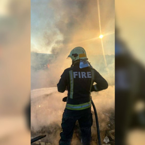 МЧС показало красивейшие кадры тушения пожара на рассвете во Владимире