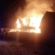 Во Владимирской области мощный пожар охватил дом