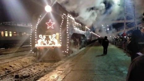 Поезд Деда Мороза приехал в Ковров