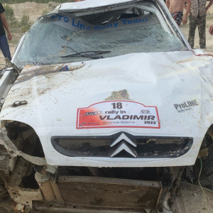 Автомобиль перевернулся на ралли во Владимирской области