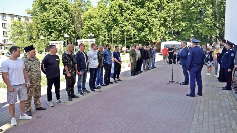 Из Владимирской области в зону СВО отправилась группа из 20 контрактников