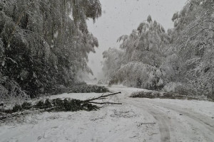 Город Карабаново остался без воды из-за снегопада