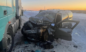 Две легковушки и фура столкнулись на обходе Мурома