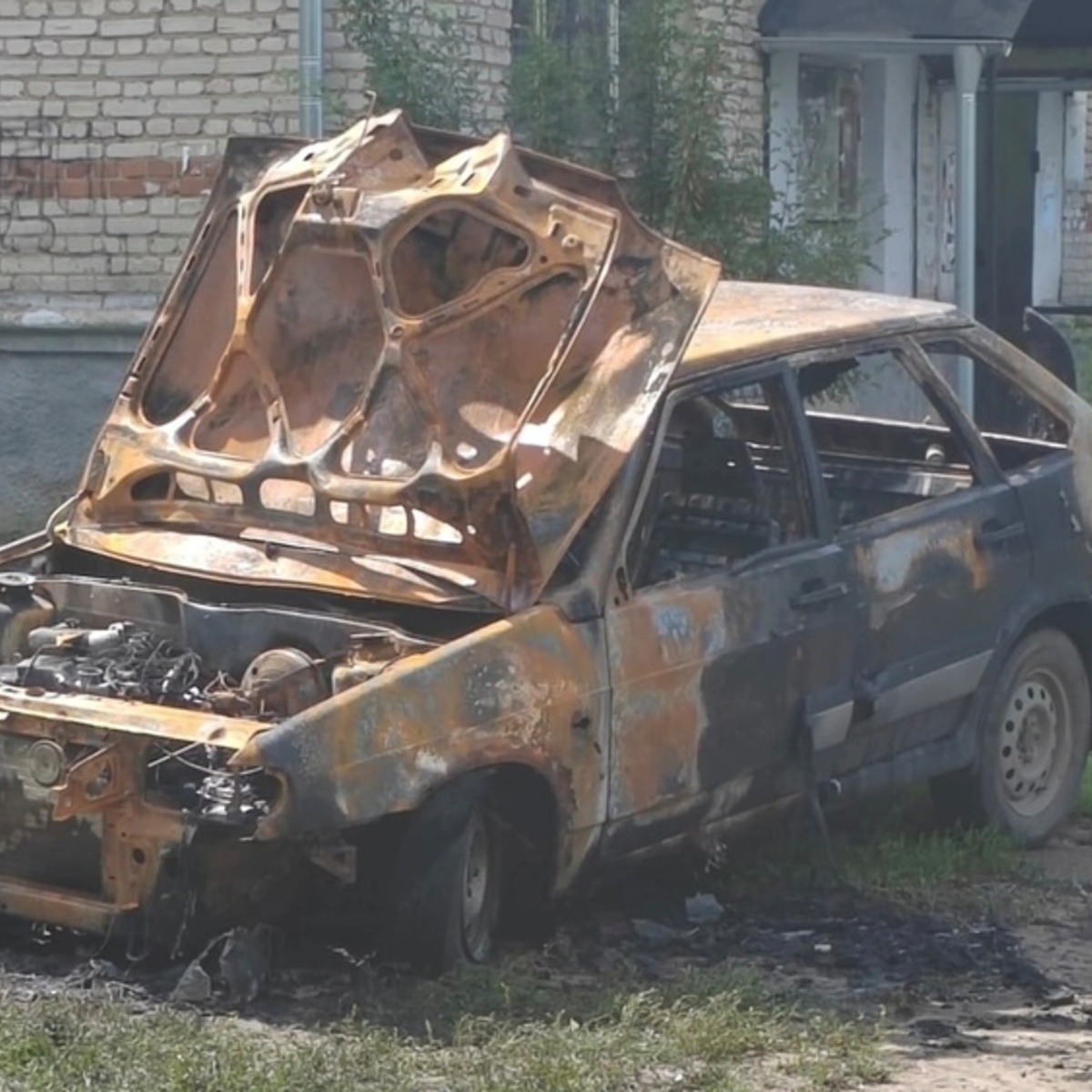 Ночью во Владимирской области сгорела машина - День во Владимире