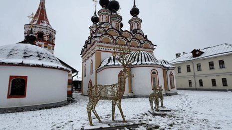 Суздаль украсили новогодними фигурами