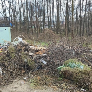 Три улицы в Меленках завалили мусором
