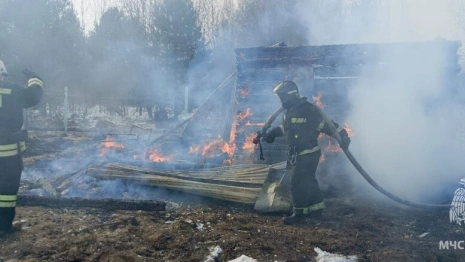 Во Владимирской области в сгоревшей бане нашли труп женщины