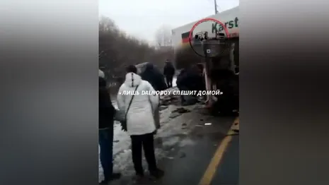 Въезд во Владимирскую область заблокировали попавшие в ДТП фуры
