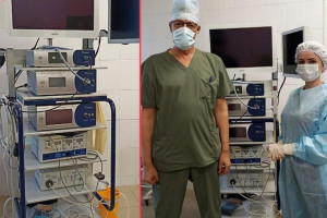 Для двух владимирских ЦРБ приобрели новые лапароскопические стойки