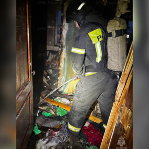 При пожаре в Гусь-Хрустальном погиб человек