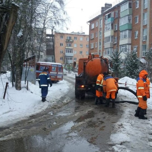 Улицы Владимира затопило талой водой