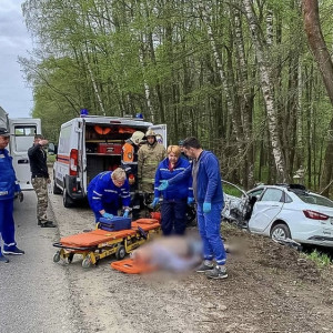 На М-7 во Владимирской области водитель «Лады Весты» погиб в ДТП с фурой