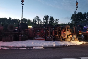 Прокуратура назвала причину ДТП с перевернувшимся бензовозом под Владимиром