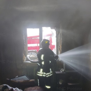 На пожаре в микрорайоне Заклязьменский во Владимире спасли человека