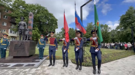 Во Владимире открыли памятник «Пограничникам всех поколений»