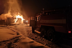 Во владимирской деревне на пожаре погиб 40-летний мужчина