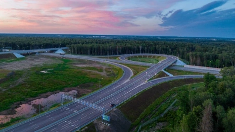 Водителям пообещали дождь на проходящей по Владимирской области трассе М-12 