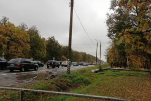 Пять аварий заблокировали въезд во Владимир