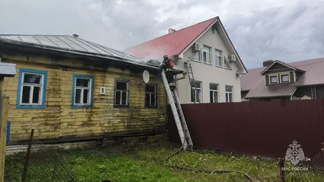 При пожаре в Суздале спасли пожилую женщину-инвалида