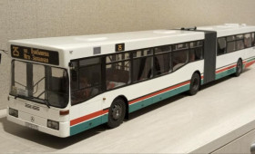 Моделист из Гусь-Хрустального воссоздал копию владимирского автобуса-гармошки