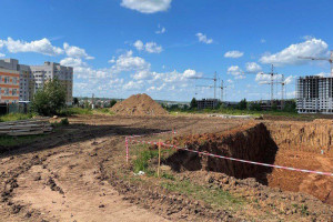 Строительство школы во Владимирском микрорайоне Сновицы-Веризино показали на фото
