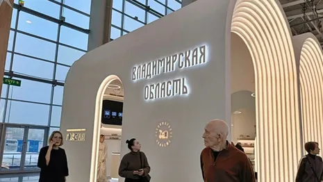 Стенд Владимирской области на выставке «Россия» обновили к Новому году