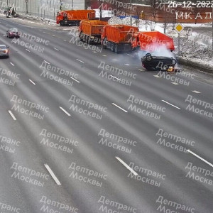 Момент смертельного ДТП с владимирской иномаркой на МКАД попал на видео