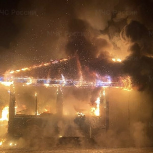 На Двориковском шоссе в Александрове сгорел магазин