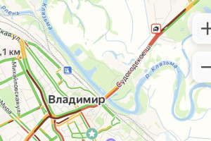 Во Владимире выросла пробка в 4,5 км