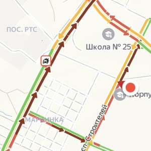 Во Владимире водители встали в пробке на «Пекинке»