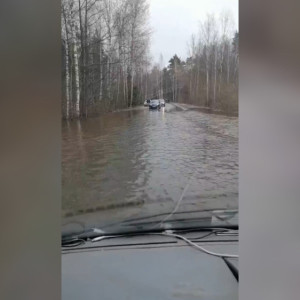 Затопленную трассу от Покрова до Киржача показали на видео