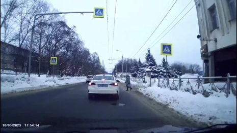 Во Владимире нарушителя ПДД настигла мгновенная карма