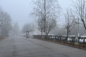 Владимир окутал утренний туман