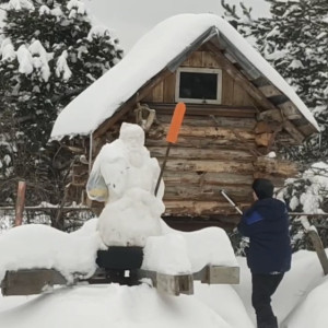 Во Владимирской области заметили избушку на курьих ножках