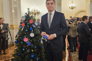 Владимирский губернатор снял 3 шарика с «Елки желаний» в Кремле