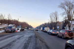 На въезде во Владимир для автомобилистов открыли все четыре полосы