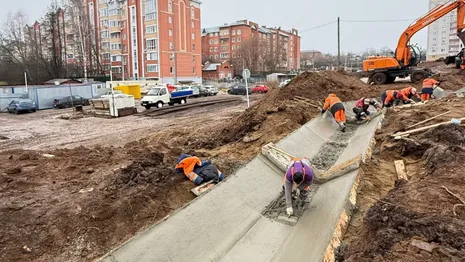 Во Владимире начали строительство дороги у ДТЮ