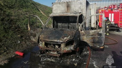 Во Владимире сгорела ГАЗель